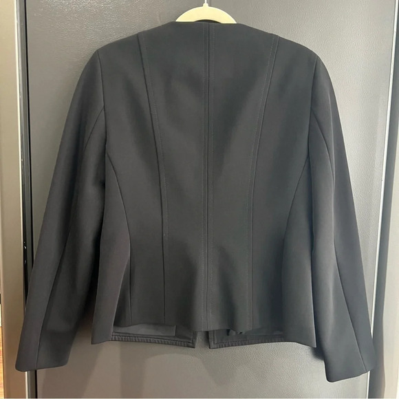 Hugo Boss Jazulara Jersey Twill Jacket in Black Size 10 - Picture 5 of 12
